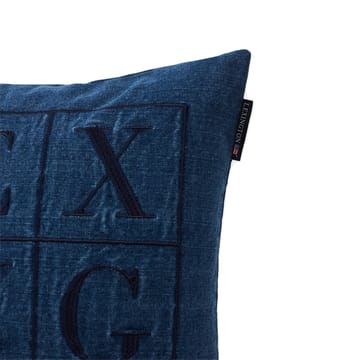 Capa de almofada Icons Denim Logo 50x50 cm - Denim blue - Lexington