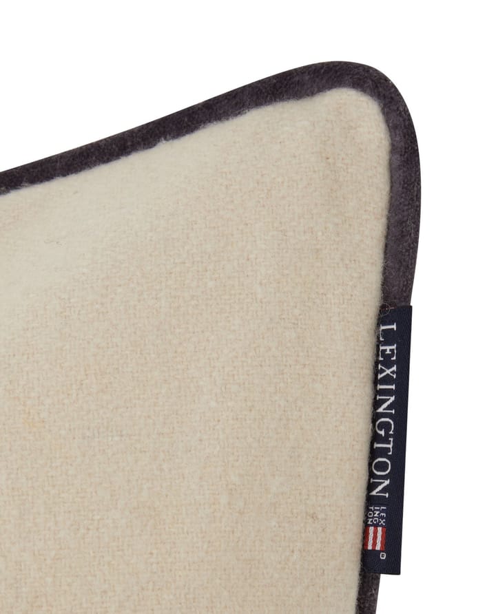 Capa de almofada Merry Christmas Wool Mix 50x50 cm, branco-verde-bege Lexington
