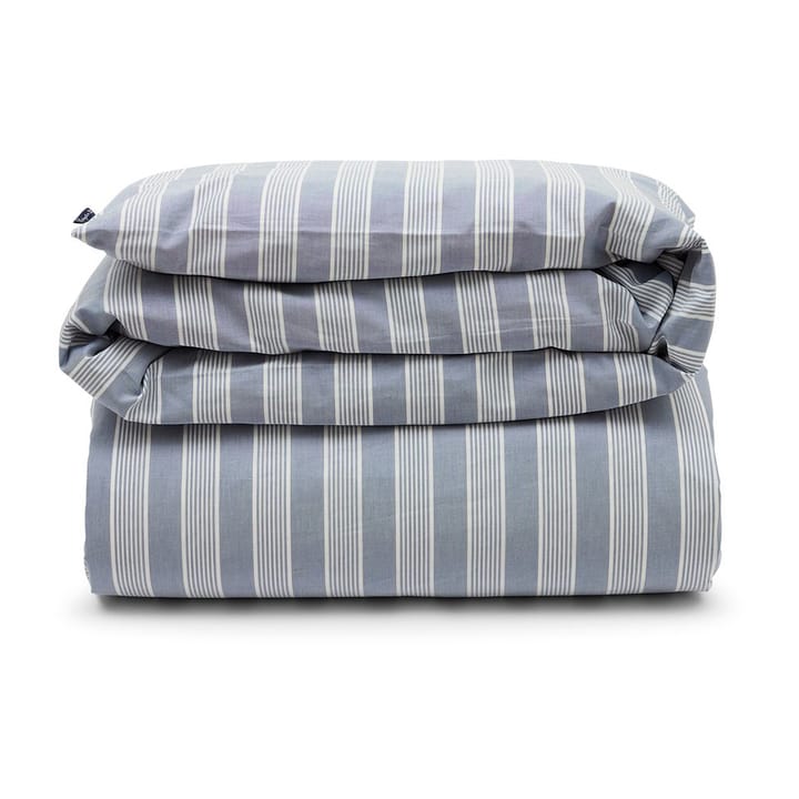 Capa de edredão de liocel e algodão Striped 150x210 cm - Blue-white - Lexington