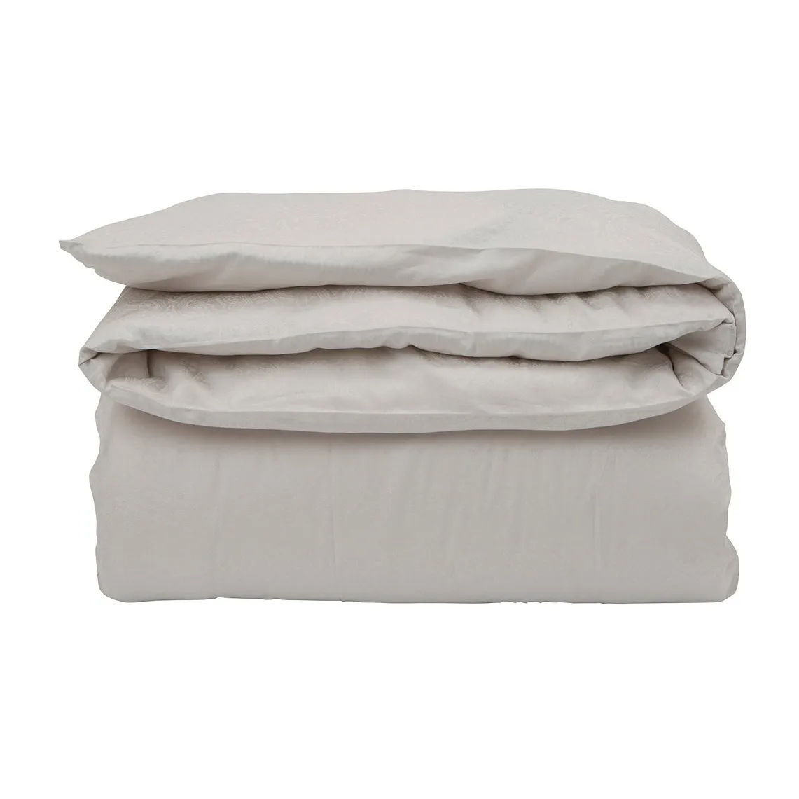 Capa de edredão Hotel Sateen Jacquard 220x220 cm, Light beige Lexington