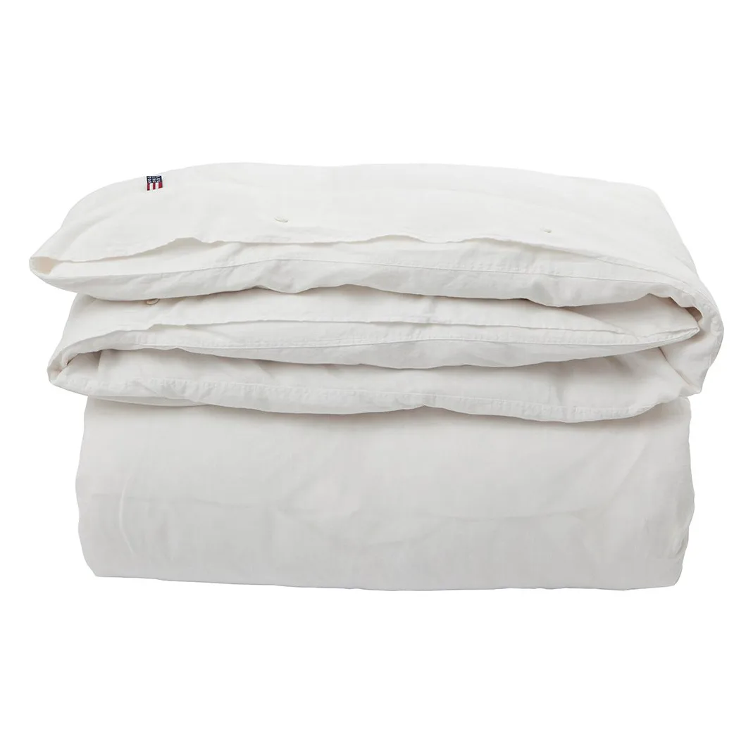 Capa de edredão Icons Poplin 150x210 cm, branco Lexington