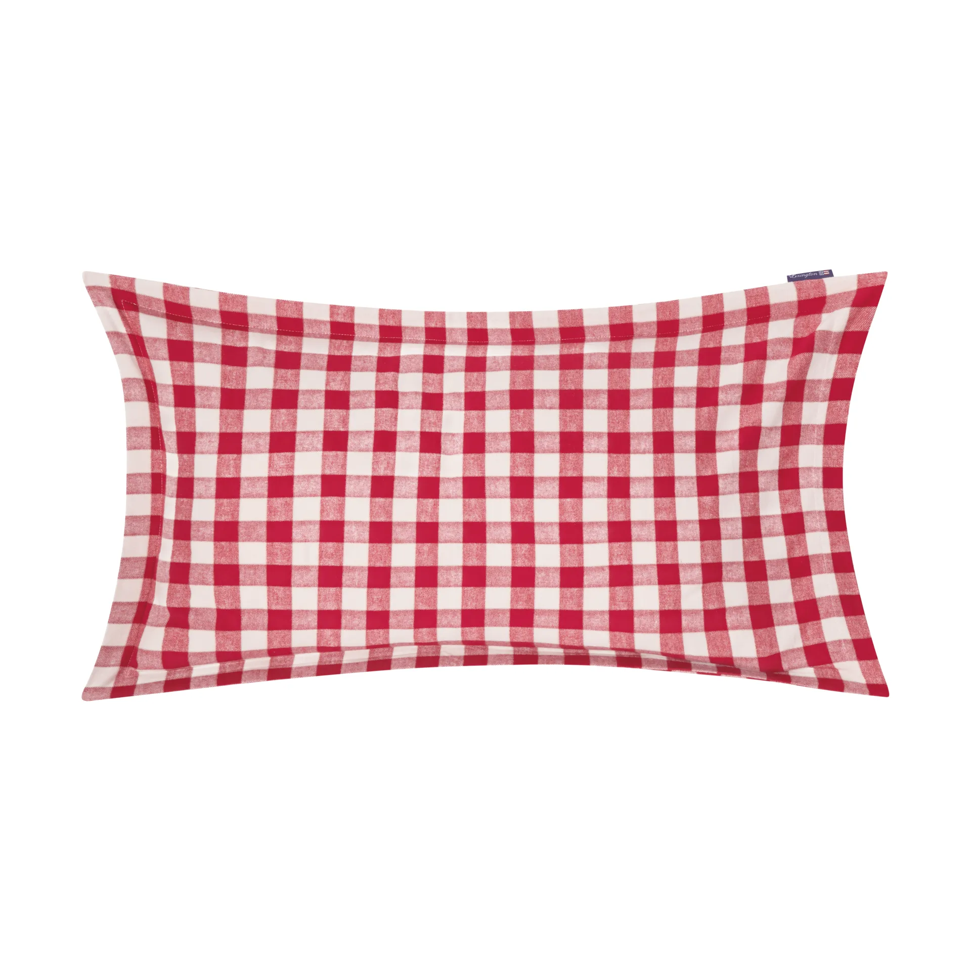 Checked Cotton Flannel fronha 50x90 cm, Red-light bege Lexington