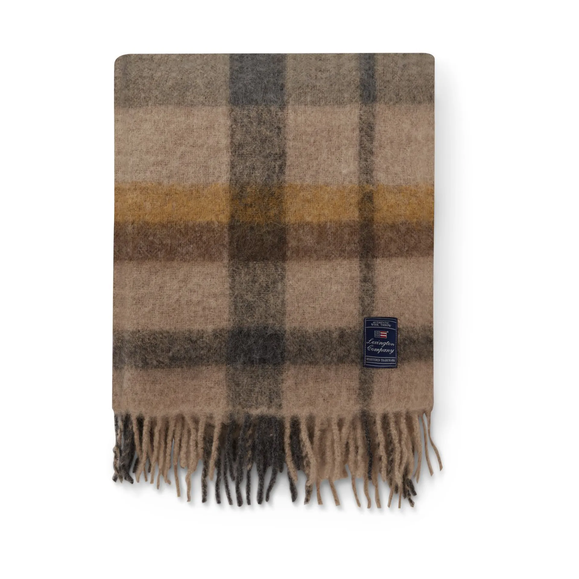 Checked Mohair Mix manta 130x170 cm, Multi Lexington