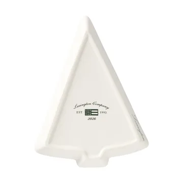 Christmas Tree prato de servir - Multicolor, 15,2x11x1,6 cm - Lexington