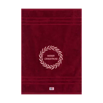 Christmas Wreath toalha - Wine, 50x70 cm - Lexington