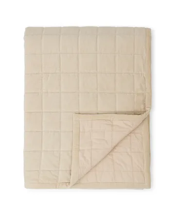 Colcha de algodão aveludado Cotton 240x260 cm - Light beige - Lexington