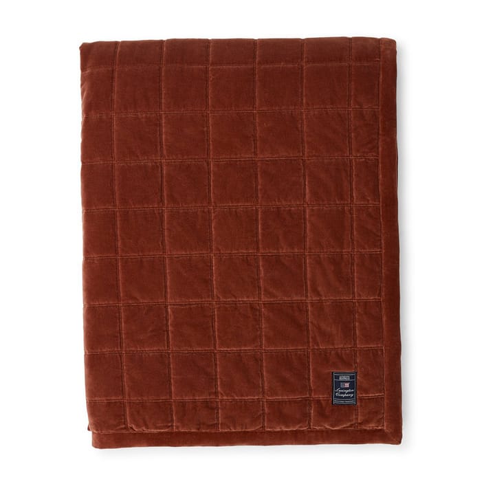 Colcha de algodão aveludado Cotton 240x260 cm, Rustic brown Lexington