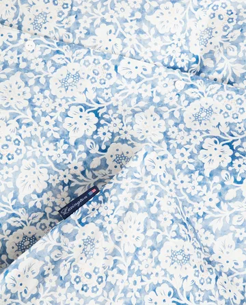 Conjunto de cama Blue Floral Printed Cotton Sateen - 50x60 cm, 150x210 cm - Lexington