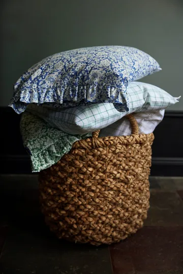 Conjunto de cama Blue Floral Printed Cotton Sateen - 50x60 cm, 150x210 cm - Lexington