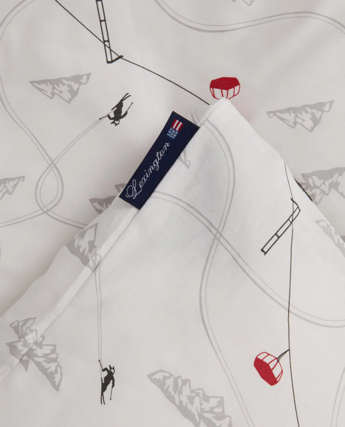 Conjunto de cama de algodão estampado Winter Printed, 50x60 cm, 150x210 cm Lexington