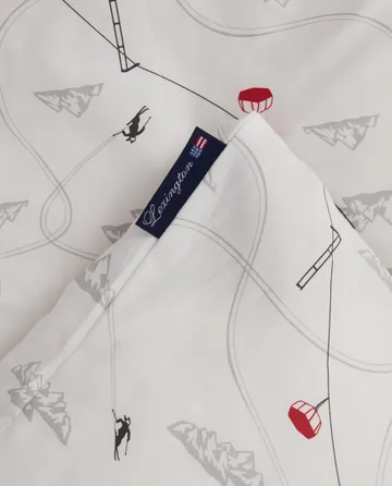 Conjunto de cama de algodão estampado Winter Printed - 50x60 cm, 150x210 cm - Lexington