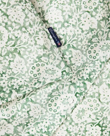 Conjunto de cama Green Floral Printed Cotton Sateen - 50x60 cm, 150x210 cm - Lexington