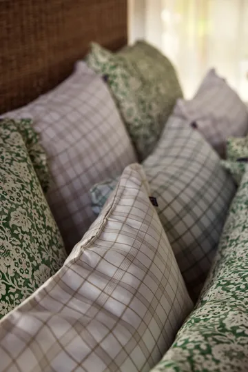 Conjunto de cama Green Floral Printed Cotton Sateen - 50x60 cm, 150x210 cm - Lexington