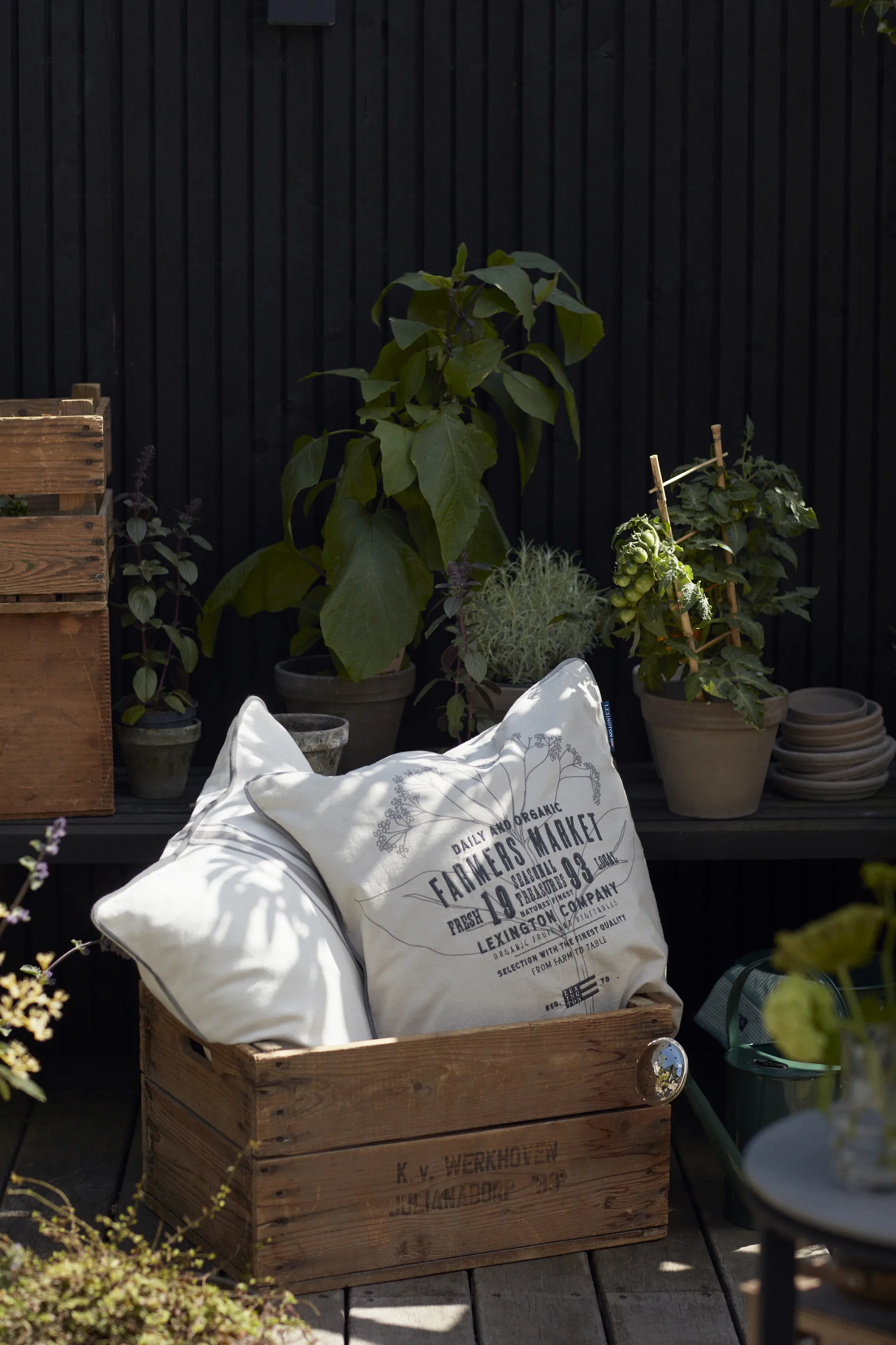 Farmers Market capa de almofada 50x50 cm, Beige Lexington