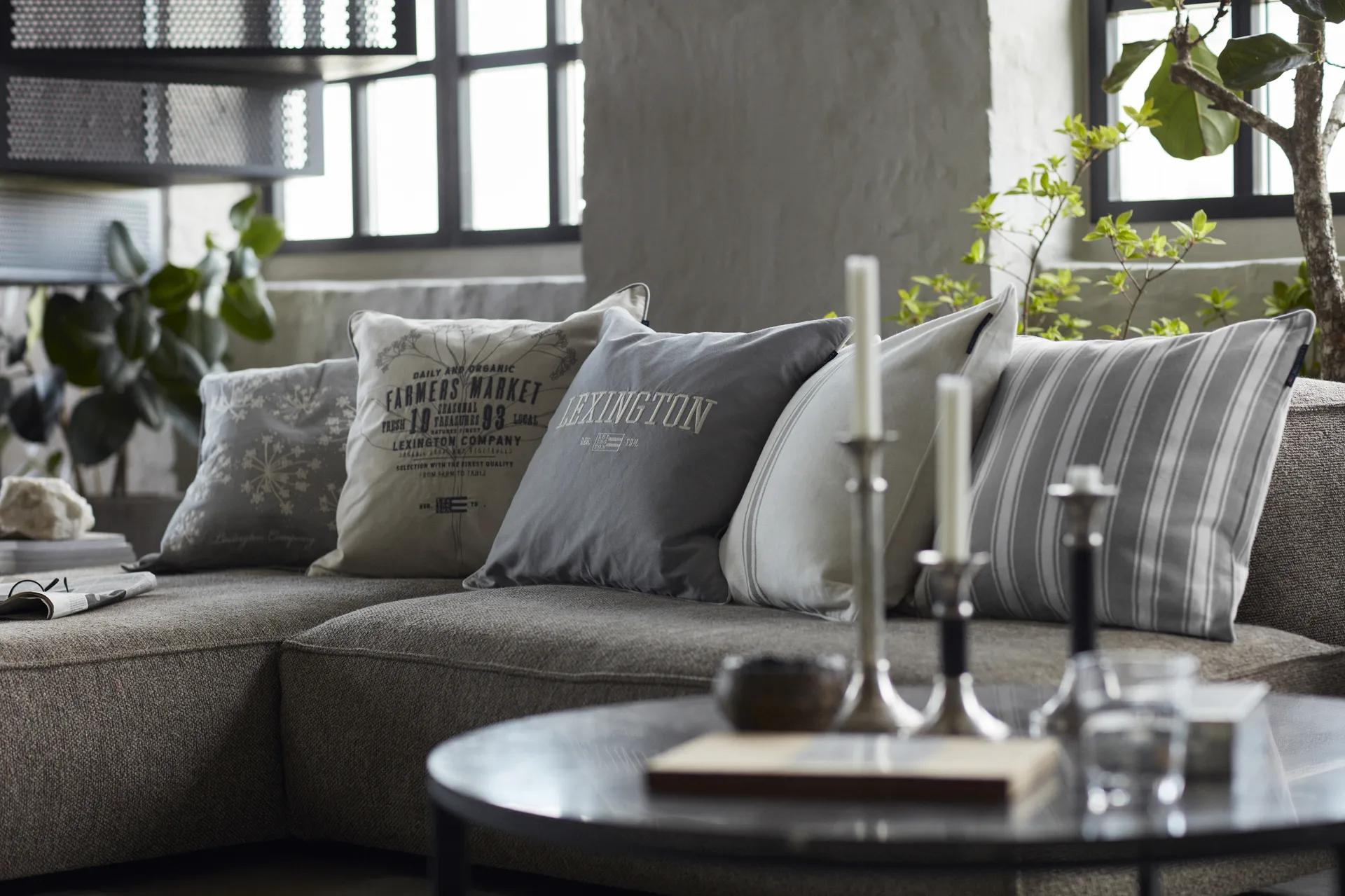 Farmers Market capa de almofada 50x50 cm, Beige Lexington