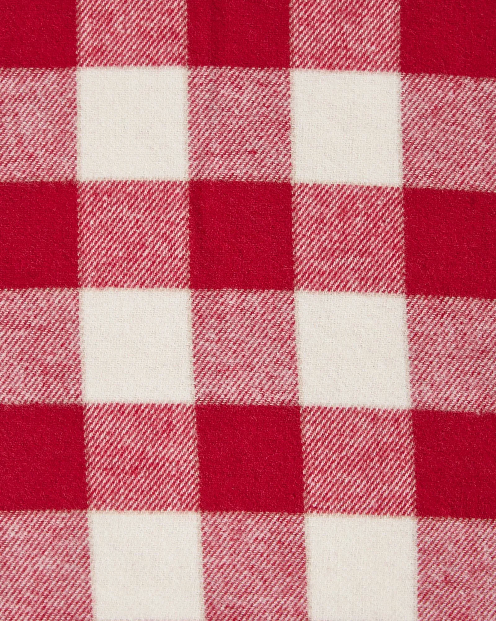 Fronha Checked Cotton Flanela 50x60 cm, Red-light bege Lexington