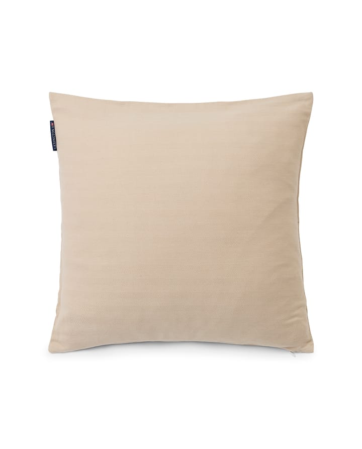 Fronha flanela algodão Herringbone 50x50 cm, Light beige Lexington