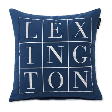 Fronha Icons Logo 50x50 cm - Azul - Lexington