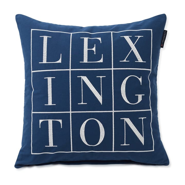 Fronha Icons Logo 50x50 cm, Azul Lexington
