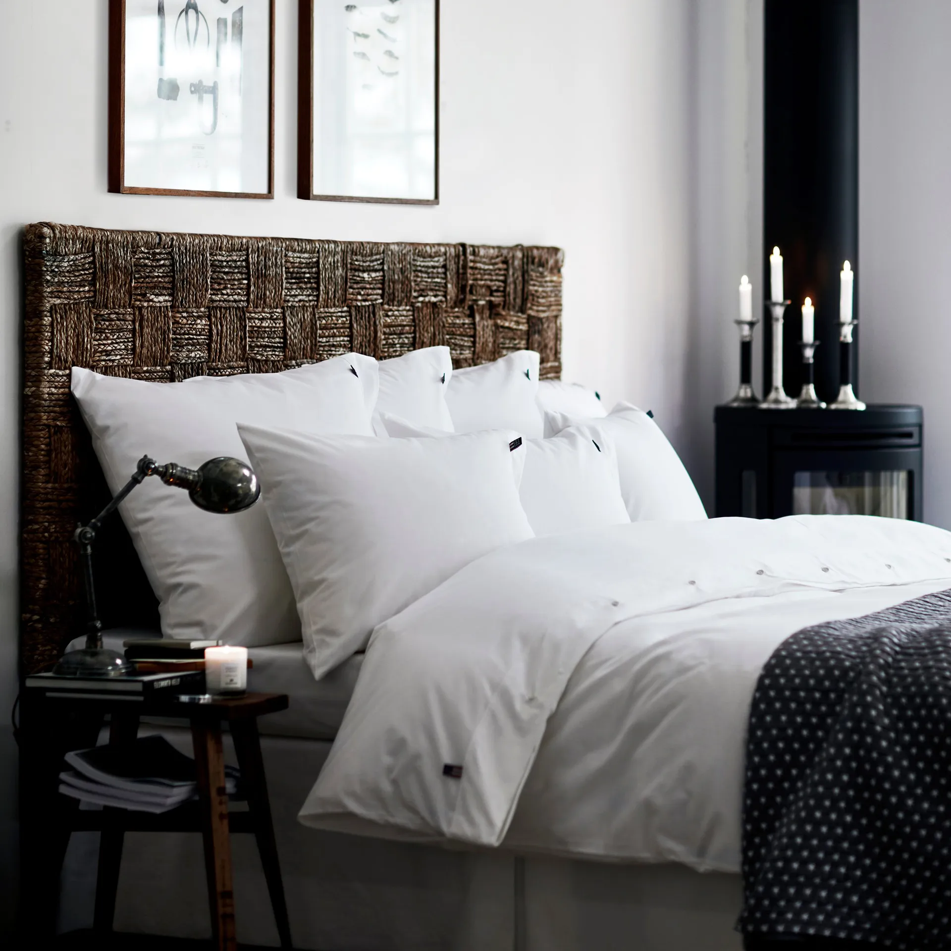 Fronha Icons Pin Point 50x60 cm, branco Lexington