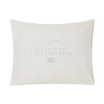 Fronha Lexington Printed Algodão Poplin 50x60 cm - branco-cinzento claro  - Lexington