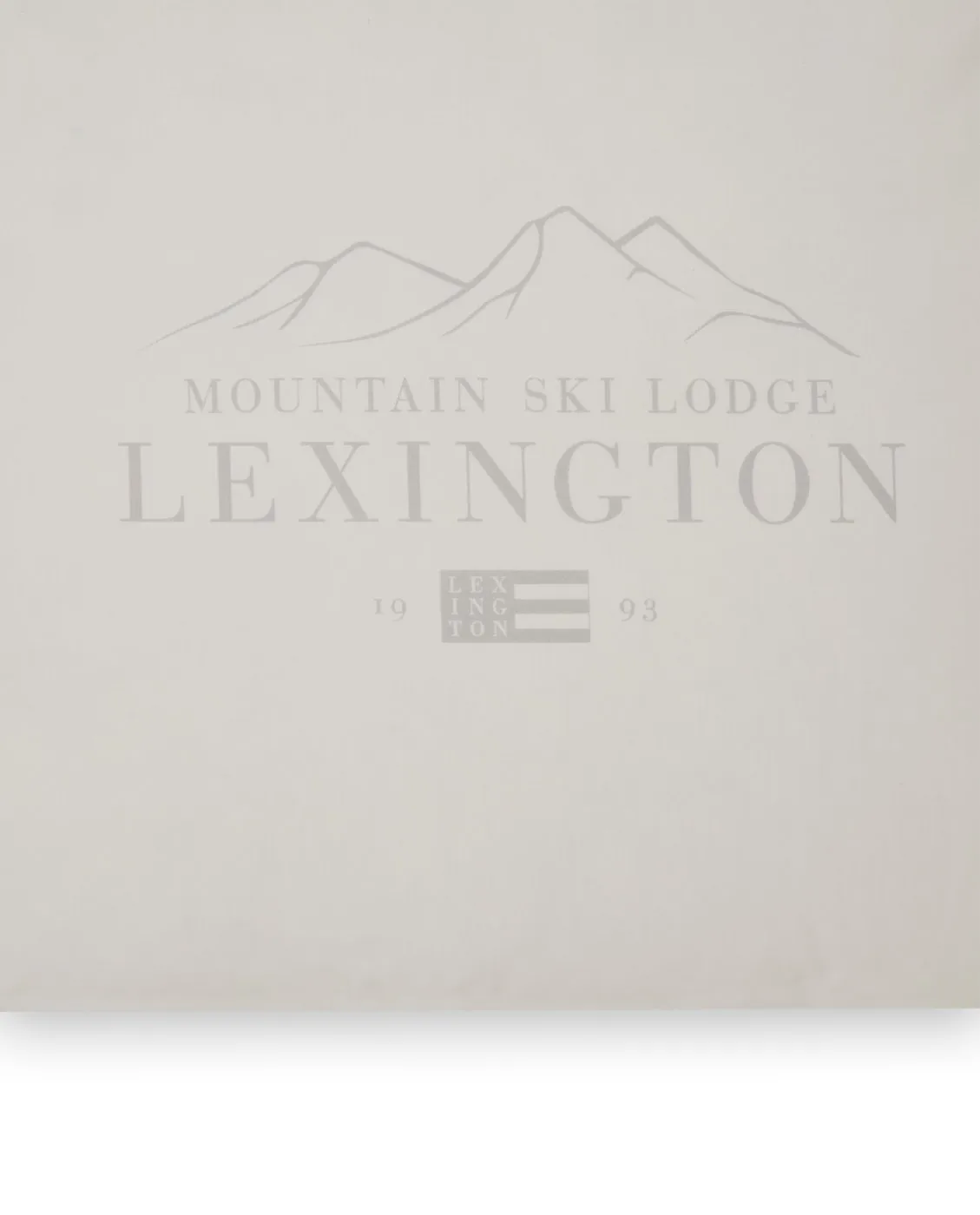 Fronha Lexington Printed Algodão Poplin 50x60 cm, branco-cinzento claro  Lexington