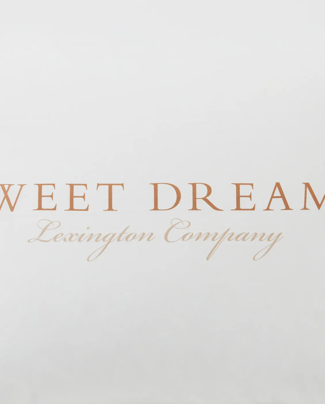 Fronha Printed Sweet Dreams Poplin 50x60 cm, Branco Lexington