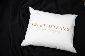 Fronha Printed Sweet Dreams Poplin 50x60 cm - Branco - Lexington