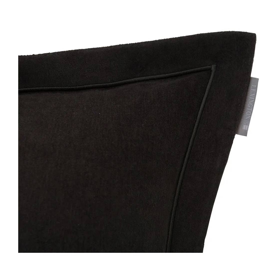 Fronha veludo Hotel 50x50 cm, Cinza escuro Lexington