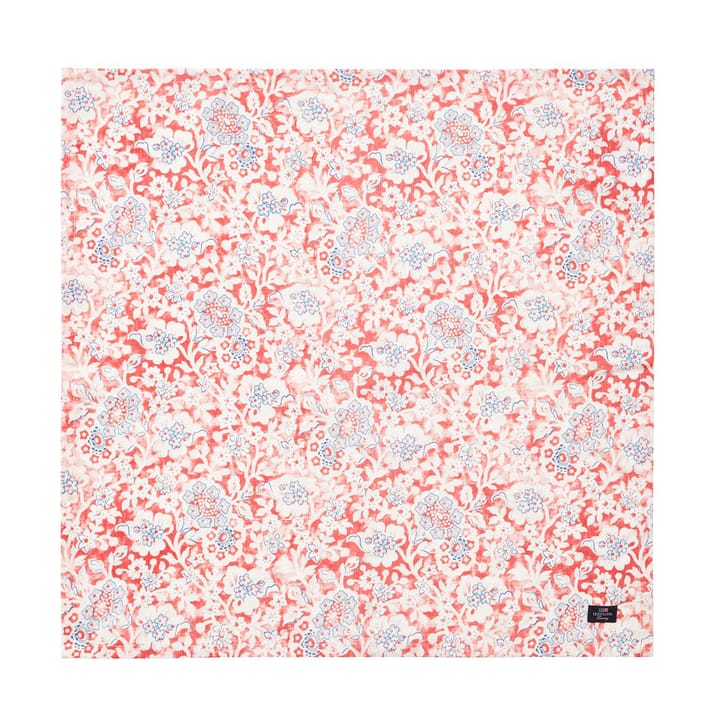 Guardanapo de tecido Printed Flowers Recycled Cotton 50x50 cm - Coral - Lexington