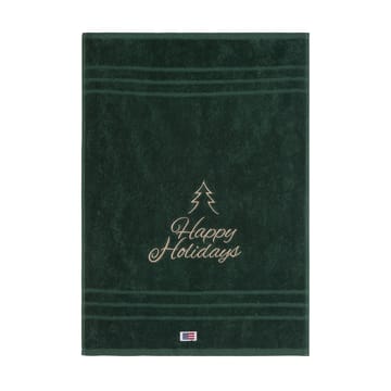Happy Holidays Juniper ekologisk toalha 50x70 cm - Verde- bege claro - Lexington