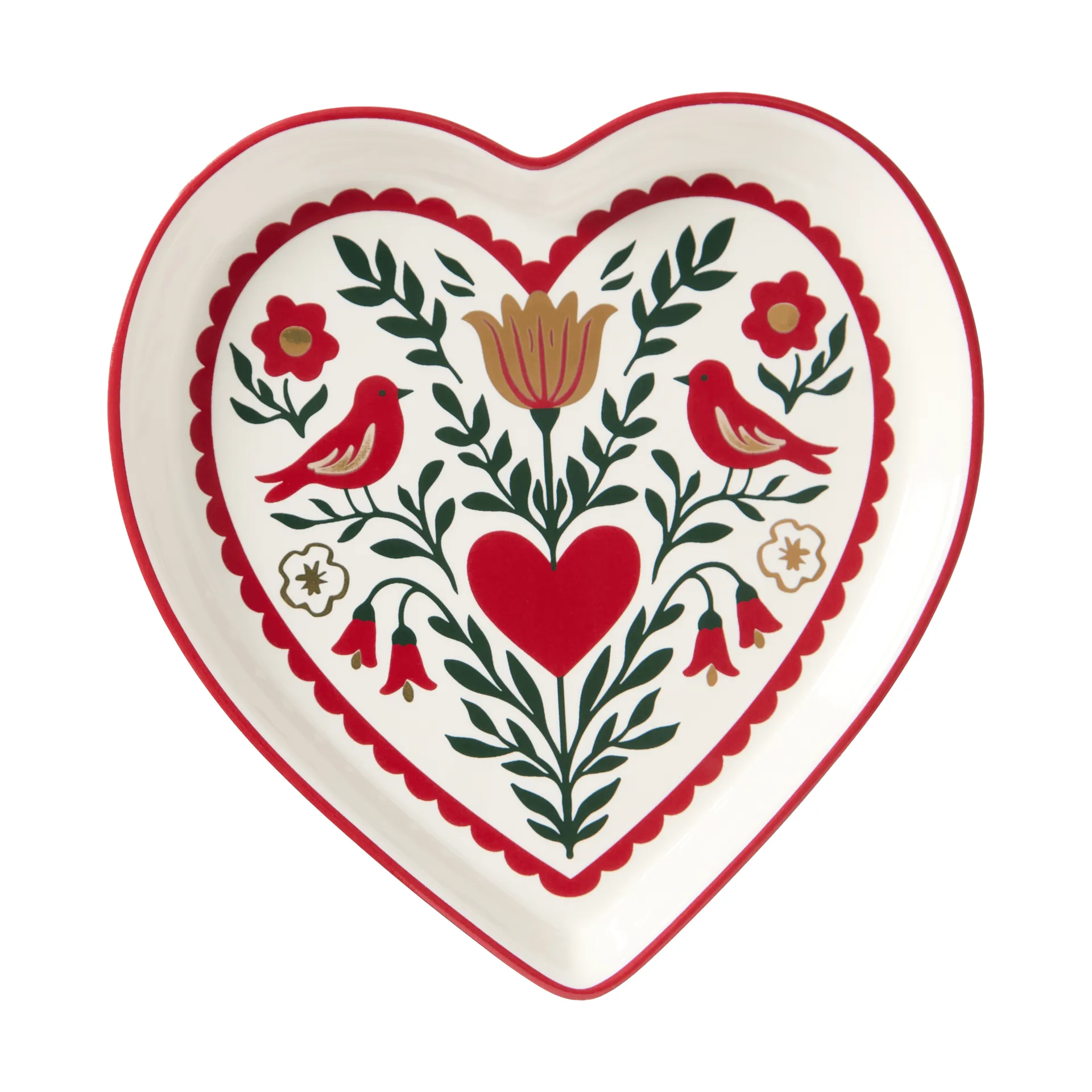 Heart prato de servir, Multi, 13x13x1,6 cm Lexington