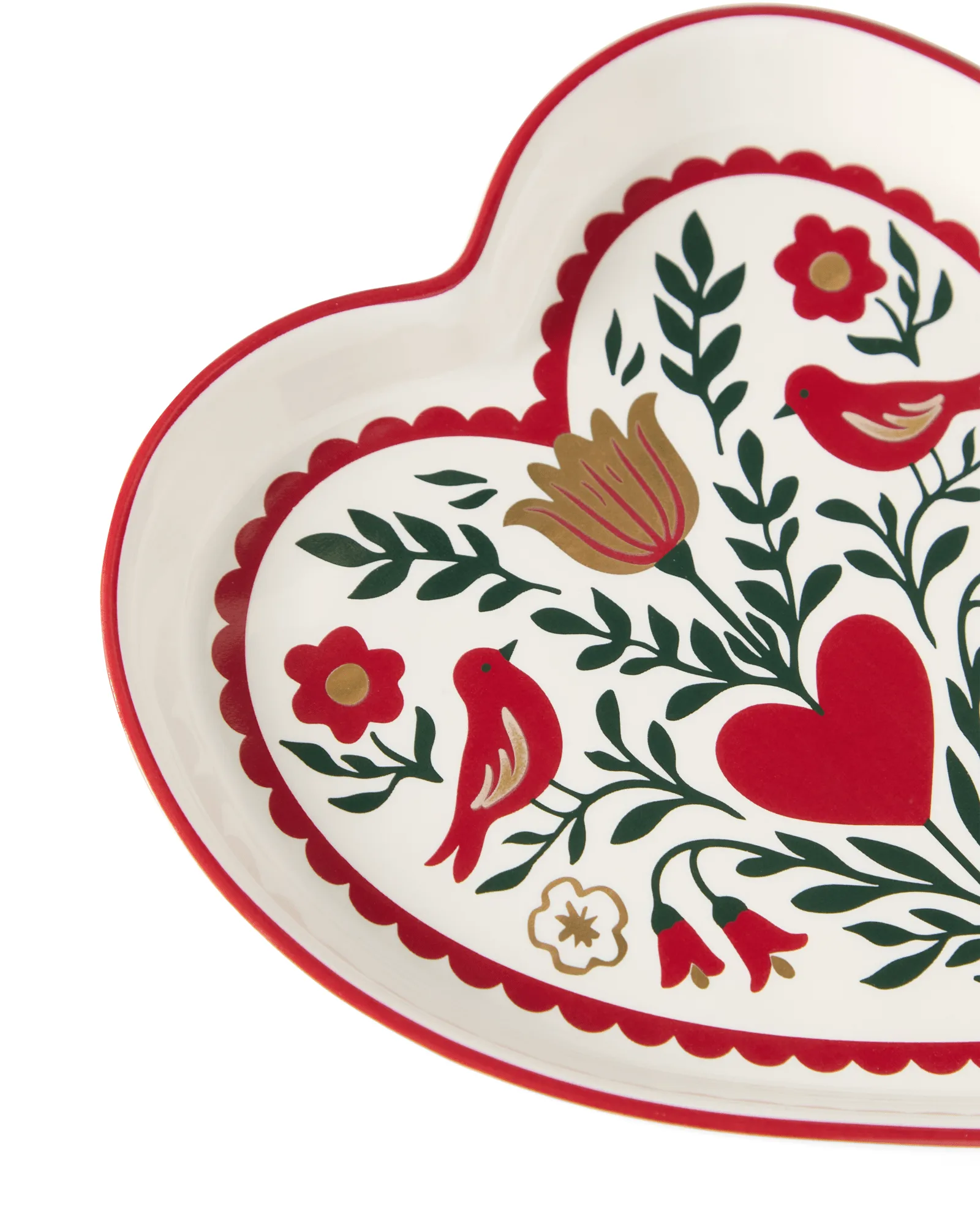 Heart prato de servir, Multi, 13x13x1,6 cm Lexington