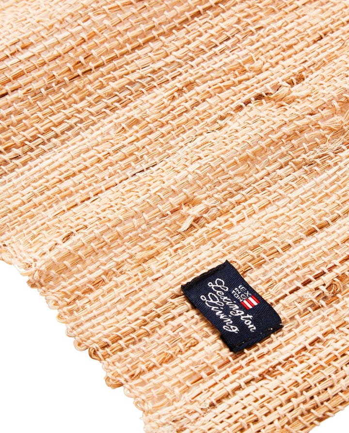 Individual de mesa Handwoven Hemp/Ramie 50x36 cm, Natural Lexington