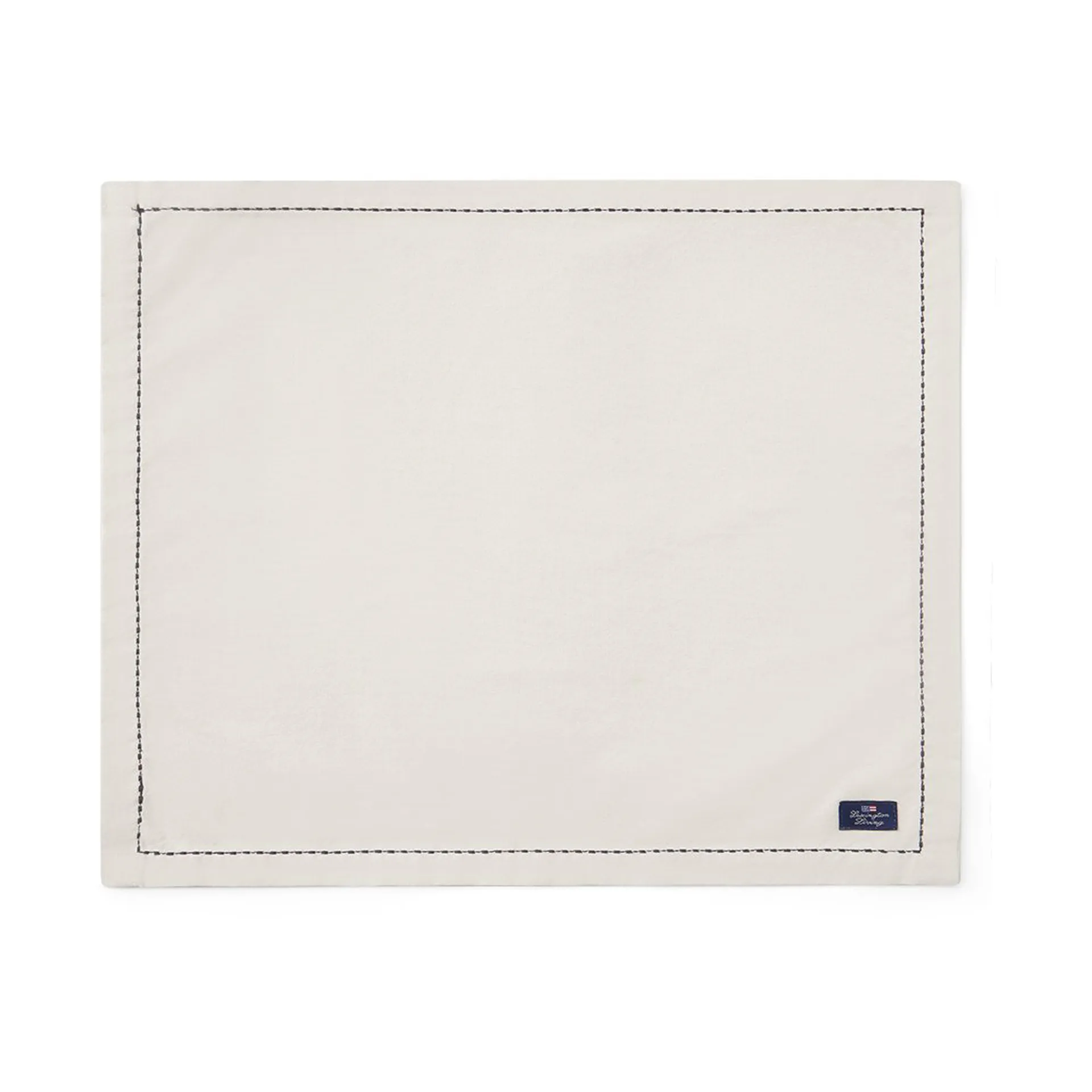 Individual de mesa Org Oxford pontos 40x50 cm, bege-cinza escuro Lexington