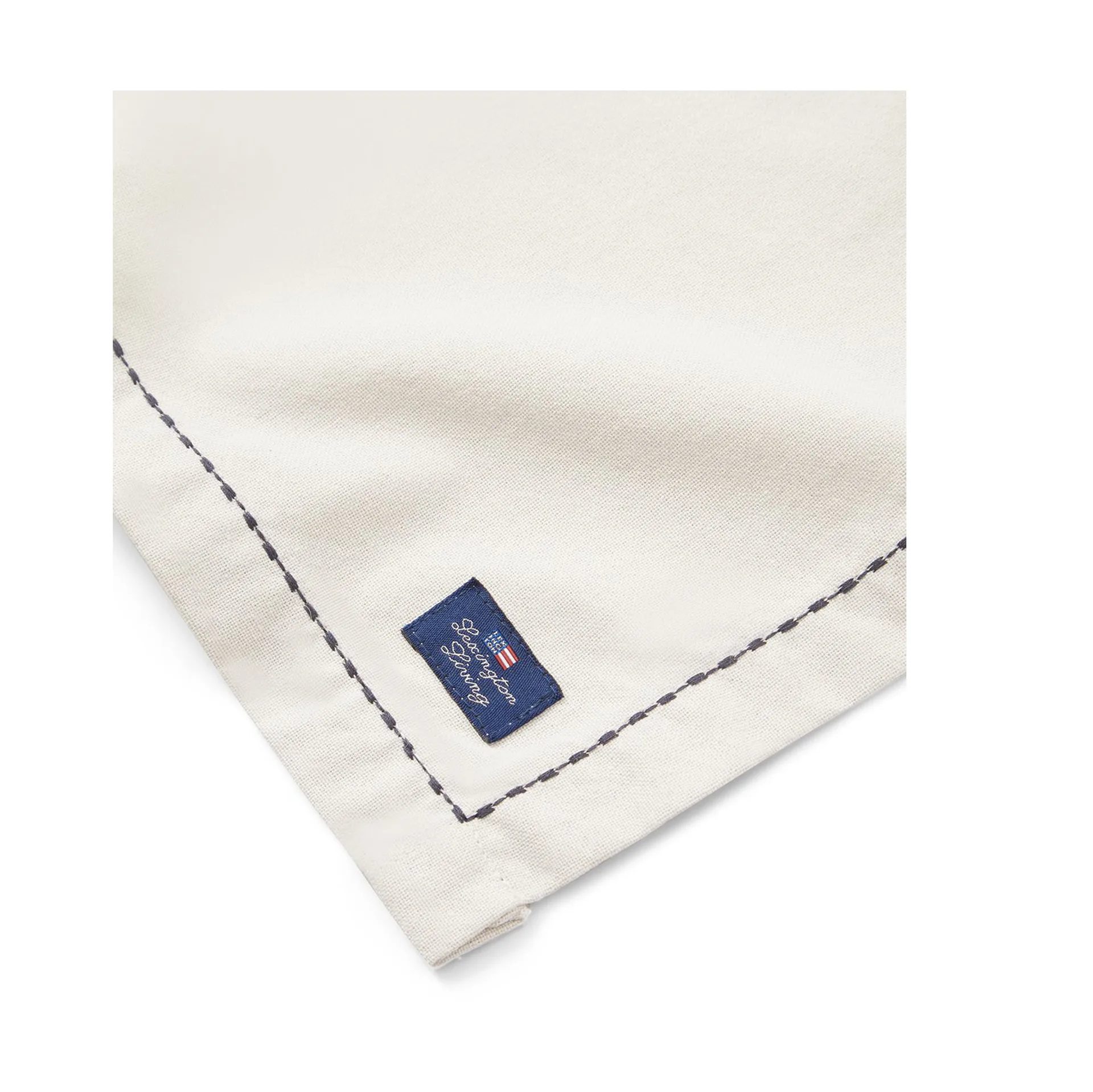 Individual de mesa Org Oxford pontos 40x50 cm, bege-cinza escuro Lexington