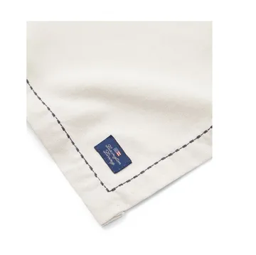 Individual de mesa Org Oxford pontos 40x50 cm - bege-cinza escuro - Lexington