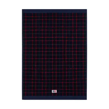 Lexington toalha aos quadrados 2‑pack - Navy-green, 50x70 cm - Lexington