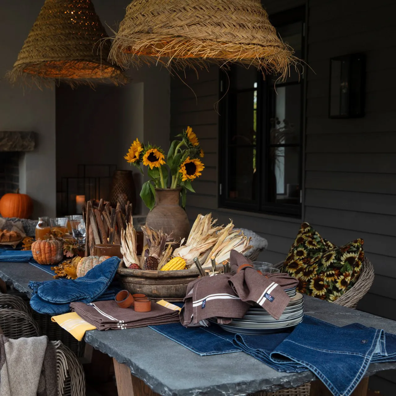 Luva de forno Icons Denim, denim blue Lexington