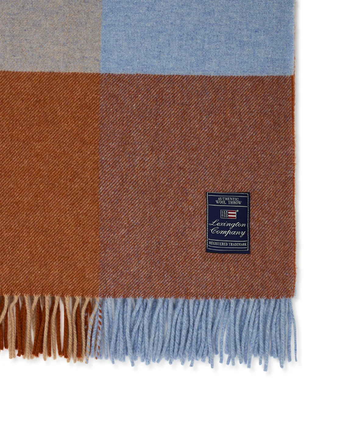 Manta Checked Recycled Wool 130x170 cm, Multi Lexington