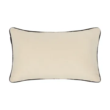 Mountains Logo almofada decorativa em mistura de lã - White-navy, 50x30 cm - Lexington