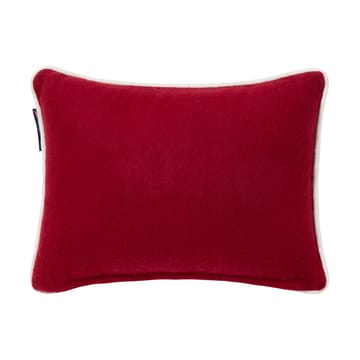 Ornament mistura de lã almofada 30x40 cm - Vermelho-branco - Lexington