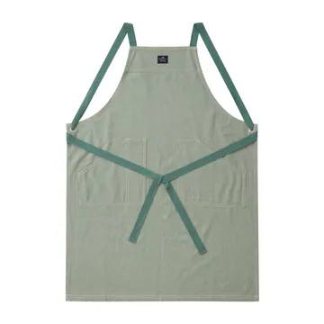 Oxford avental Striped - Verde-branco - Lexington