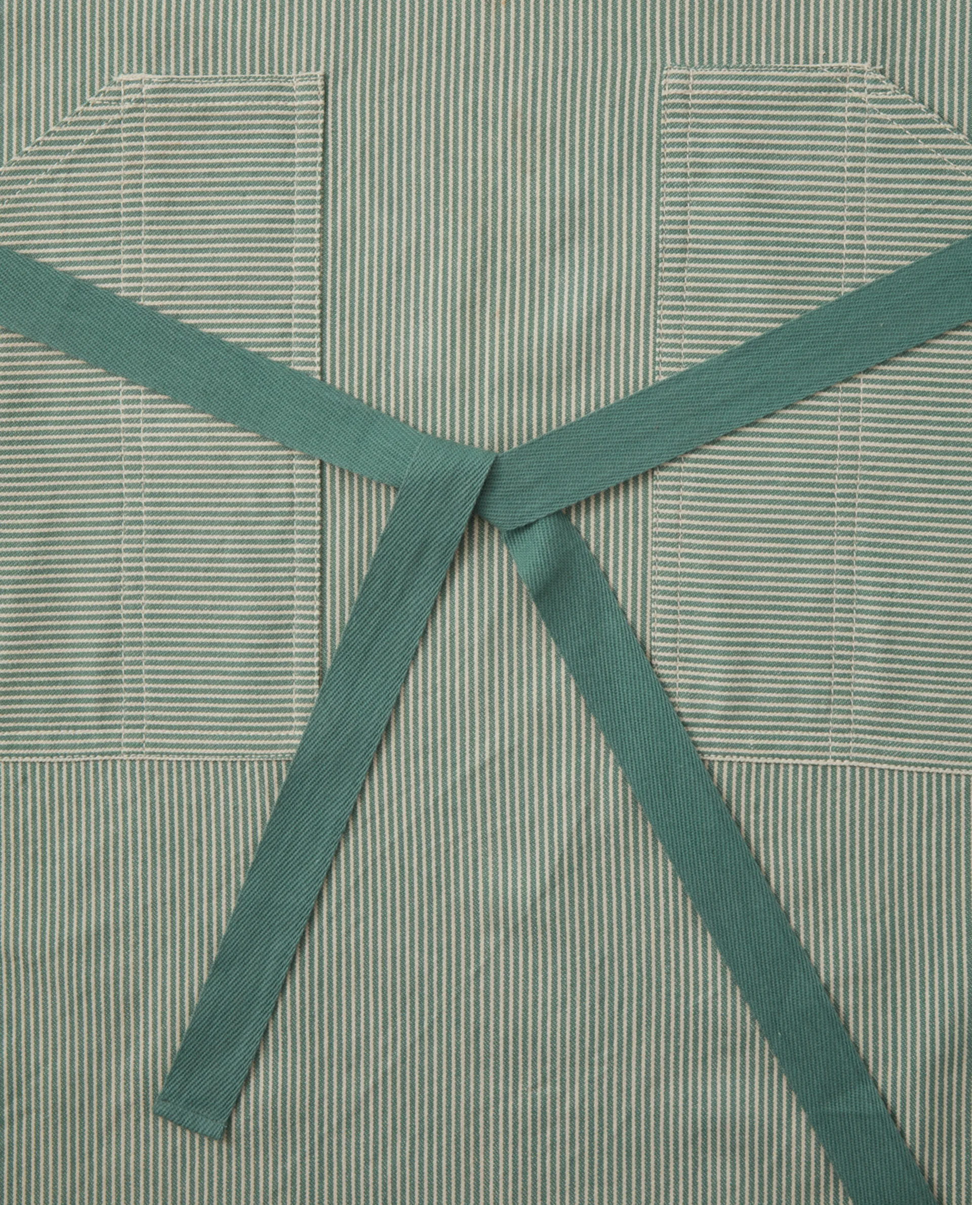 Oxford avental Striped, Verde-branco Lexington