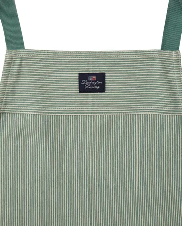 Oxford avental Striped - Verde-branco - Lexington