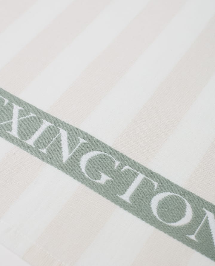 Pano de cozinha Cotton Terry Logo 50x70 cm , Light beige-white-green Lexington
