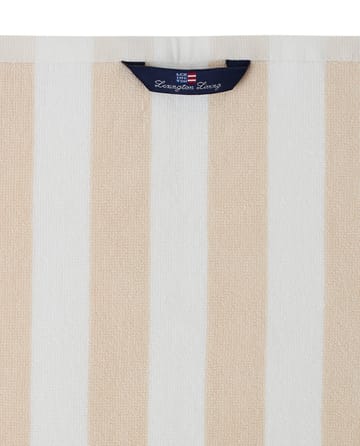 Pano de cozinha Cotton Terry Logo 50x70 cm  - Light beige-white-green - Lexington