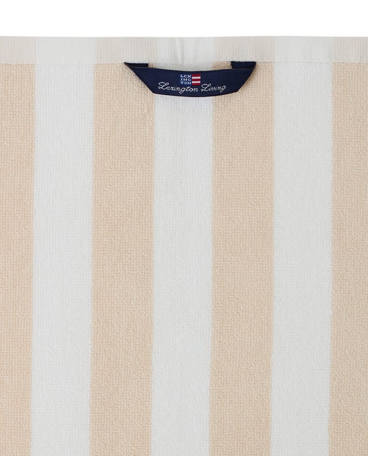 Pano de cozinha Cotton Terry Logo 50x70 cm , Light beige-white-green Lexington