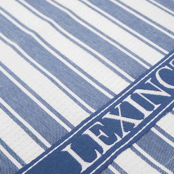 Pano de cozinha Icons Waffle Striped 50x70 cm, blue-white Lexington