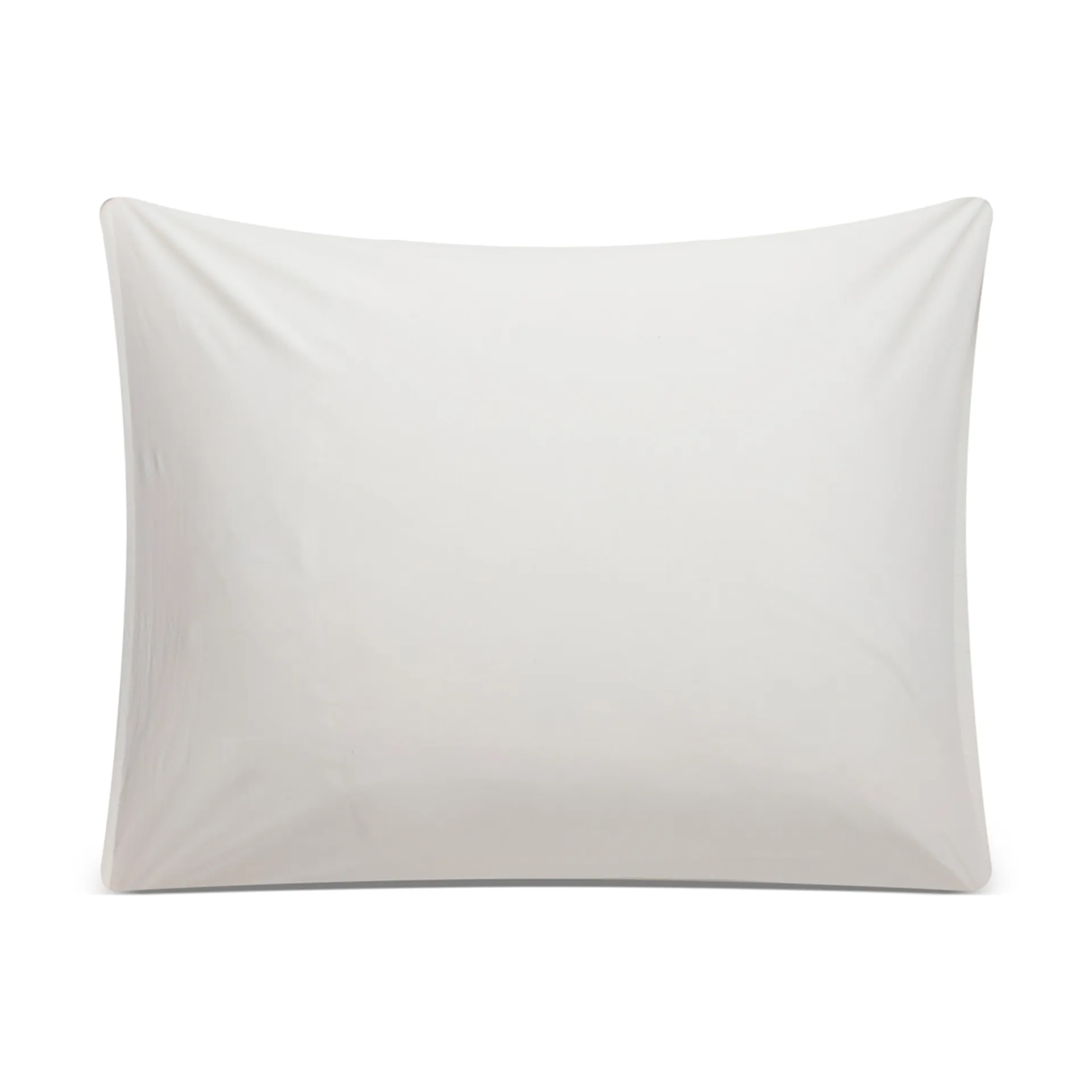 Printed Organic fronha Poplin algodão 50x60 cm, Branco-cinza Lexington